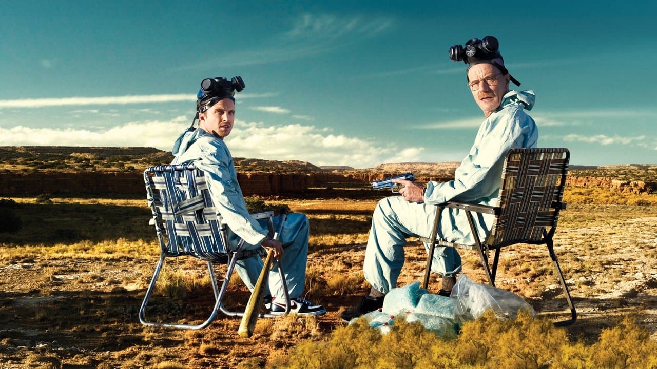 Walt and Jesse in the desert in Breaking Bad